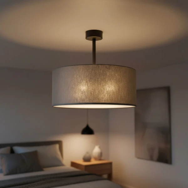 Люстра стельова TK Lighting RONDO E27 сірий 424 - Фото 6