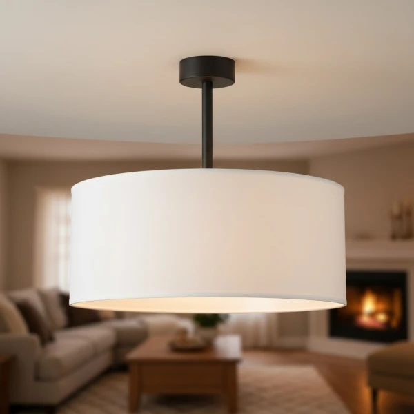 Люстра стельова TK Lighting RONDO E27 білий 424 - Фото 1