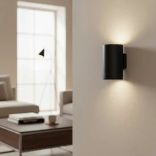 Nowodvorski TUBE GU10 чорний 9320. Настінний світильник