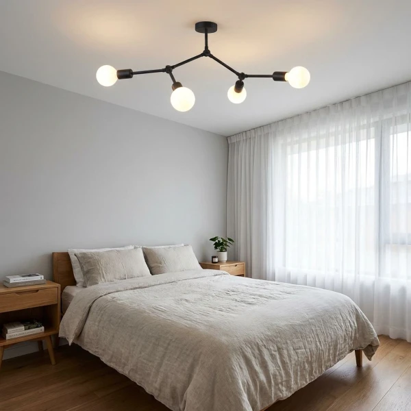 Сучасна люстра Nowodvorski TWIG E27 чорний 9140 - Фото 6