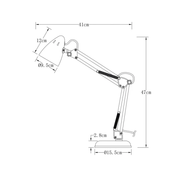 Настільна лампа Italux Notari GU10 білий TB-29928-BG - Фото 3