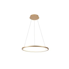 Italux Vinola 24 Вт 3000-4000К золотий PND-56135B-040RPC-GD-3KS4K. Світильник підвісний