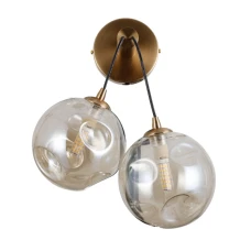 Italux Perlos G9 латунний WL-54456-2-HB-AMB. Бра