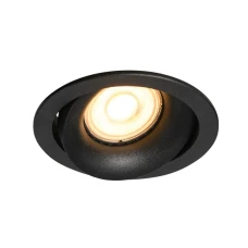 Italux Oker GU10 чорний DL-26260-GU10-BK. Світильник точковий врізний