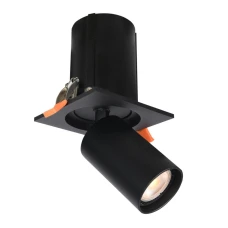 Italux Termo GU10 чорний SPL-50310-1S BK. Спот світильник