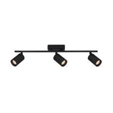 Italux Tris GU10 чорний SPL-46829-3-BK. Спот світильник