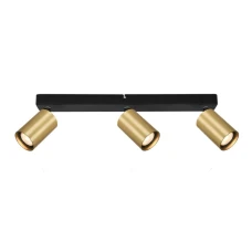 Italux Nesto GU10 золотий SPL-23436-3-BK-GD. Спот світильник