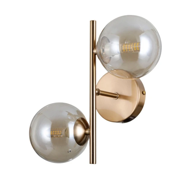 Бра Italux Erimida G9 латунний WL-2244-2-HBR - Фото 1