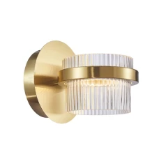 Italux Tiara 9 Вт 3000К золотий WL-77362-9W-GD. Бра