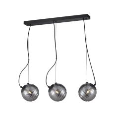 Italux Perona G9 чорний PND-92389-3L-BK. Світильник підвісний