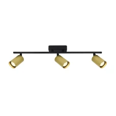 Italux Tris GU10 золотий SPL-46829-3-BK-GD. Спот світильник