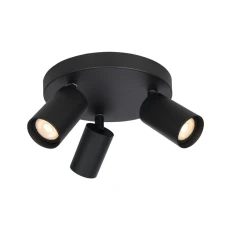 Italux Nesto GU10 чорний SPL-23436-3R-BK. Спот світильник