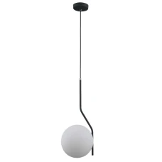 Italux Carimi E27 чорний PND-3300-1-BK. Світильник підвісний