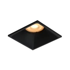 Italux Naru GU10 чорний DL-61903C-BK. Світильник точковий врізний