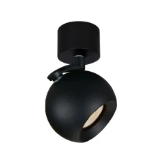 Italux Lafin GU10 чорний SPL-45379-1R-BK. Спот світильник