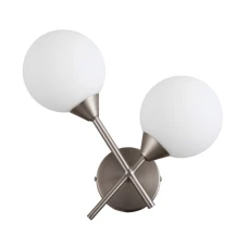 Italux Evora G9 нікелевий WL-55342-2-SN. Бра