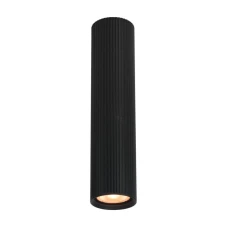 Italux Rilok GU10 чорний CLN-83920-L-BK. Накладний точковий світильник