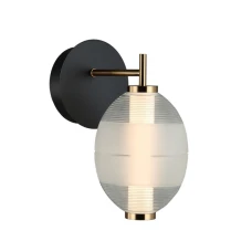 Italux Rinot 8 Вт 3000К чорний WL-45372-1-WH-CL. Бра