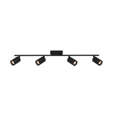 Italux Tris GU10 чорний SPL-46829-4-BK. Спот світильник