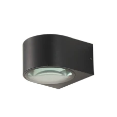 Italux Pesaro 10 Вт 3000К чорний OWL-8082-3K. Світильник фасадний