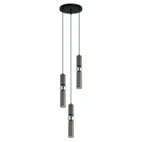 Italux Isidora GU10 сірий PND-14290-3-GR. Світильник підвісний