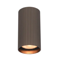 Italux Rilok GU10 коричневий CLN-83920-S-BRO. Накладний точковий світильник