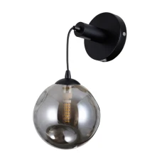 Italux Perlos G9 чорний WL-54456-1A-BK-SMG. Бра