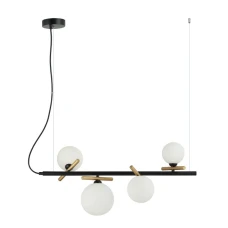 Italux Reverso G9 чорний PND-5622-4-BK-W. Світильник підвісний