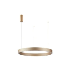 Italux Brasco Down 40 Вт 3000-4000К золотий PND-56215-060RPP-GD-3KS4K-TRDIMM. Світильник підвісний