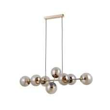 Italux Molite E14 золотий PND-1098-8-GD. Світильник підвісний