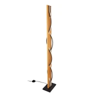 Italux Conato 35 Вт 3000К коричневий FL-23848-30W-BK-GD. Торшер