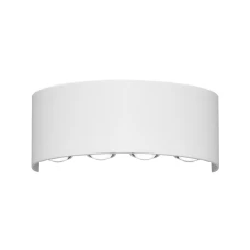 Italux Ortelo 8 Вт 3000К білий OWL-6650-4-WH-3K. Світильник фасадний