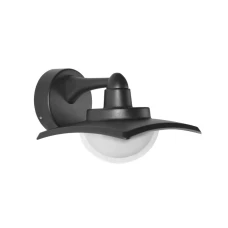 Italux Isola 9 Вт 3000К чорний OWL-6950-3K. Настінний вуличний світильник