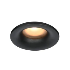 Italux Barto GU10 чорний DL-60327-IP44-BK. Світильник точковий врізний