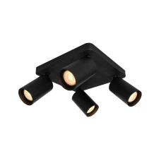 Italux Nesto GU10 чорний SPL-23436-4S-BK. Спот світильник