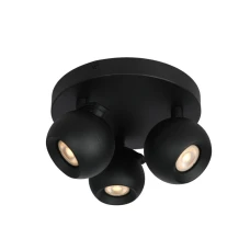 Italux Lafin GU10 чорний SPL-45379-3R-BK. Спот світильник