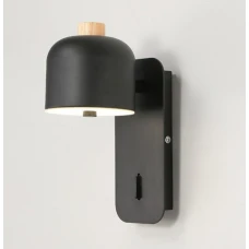 Kloodi Deco WA-DL10928W BK. Бра