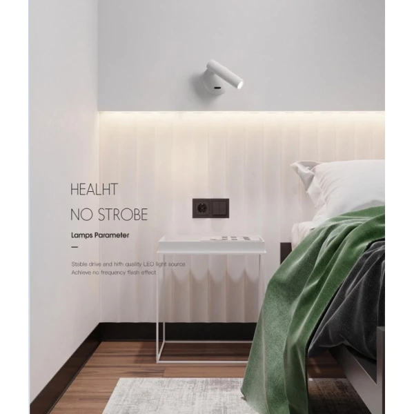 Настінний світильник KLOODI DECO WA-PIANO R110 3K WH - Фото 4