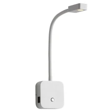 Kloodi Deco WA-SNAKE SQ565 3K WH. Бра з USB