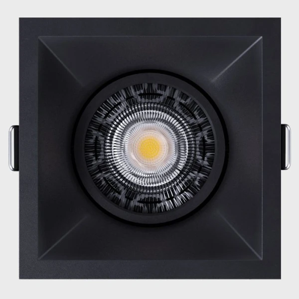 Світильник точковий врізний KD-1129-F BK GU10 Kloodi - Фото 4