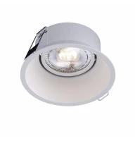 Kloodi KD-ONE R93 WH GU10. Точковий світильник врізний