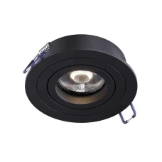 Kloodi KD-BASE R92 GU10 BK. Точковий світильник врізний