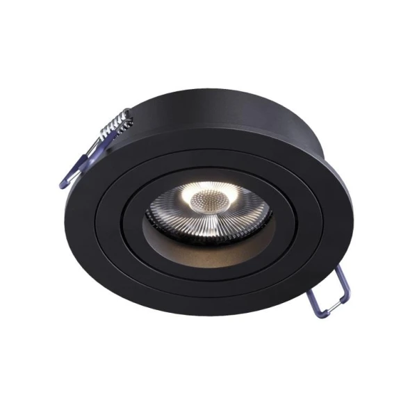 Світильник точковий врізний KLOODI KD-BASE R92 GU10 BK - Фото 1