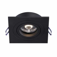 Kloodi KD-BASE SQ92 GU10 BK. Точковий світильник врізний