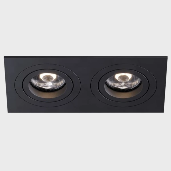 Світильник точковий врізний KLOODI KD-BASE SQ92x175 GU10 BK - Фото 4