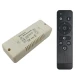 Контролер димер RF 2.4GHz, DIM, 12-24V DC, 2*8A, 2*96-192W KLOODI KD-HDBK-LV
