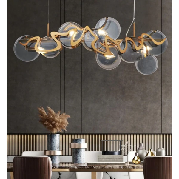 Люстра підвісна KLOODI DECO CH-AL0908 GD/GR - Фото 2