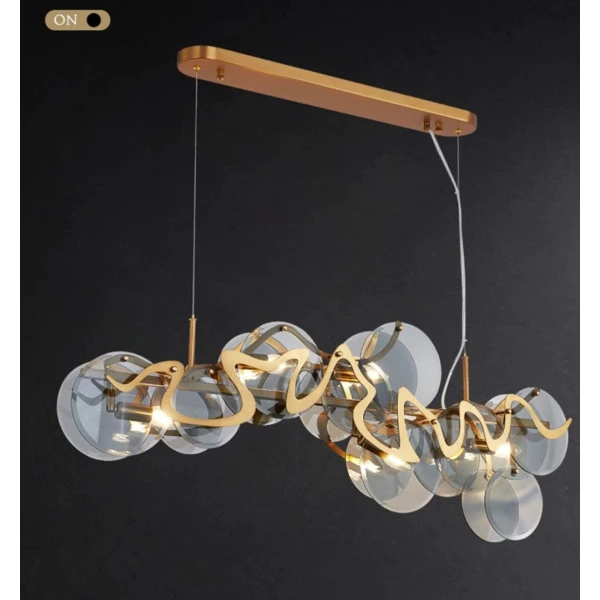 Люстра підвісна KLOODI DECO CH-AL0908 GD/GR - Фото 3