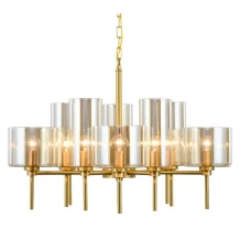 Kloodi Deco CH-MA8021-5+5. Люстра кришталева