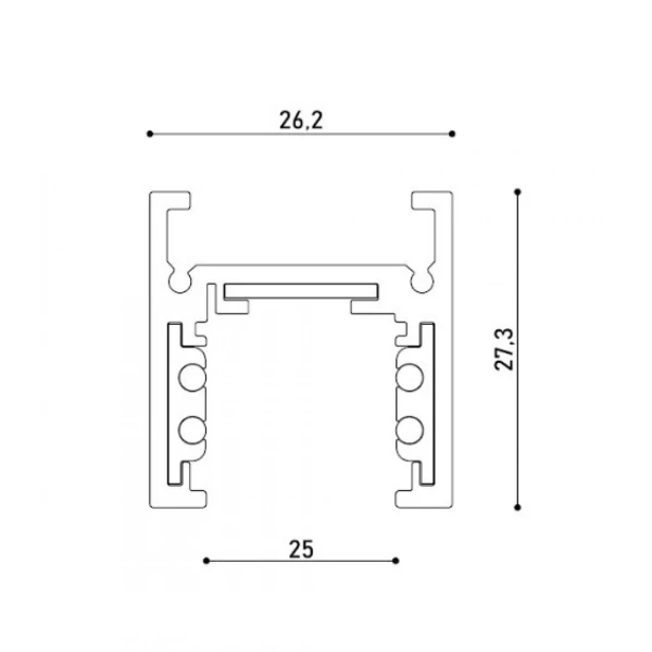 Магнітний трек KLOODI KDMG-SLIM-TRN 2M BK - Фото 3